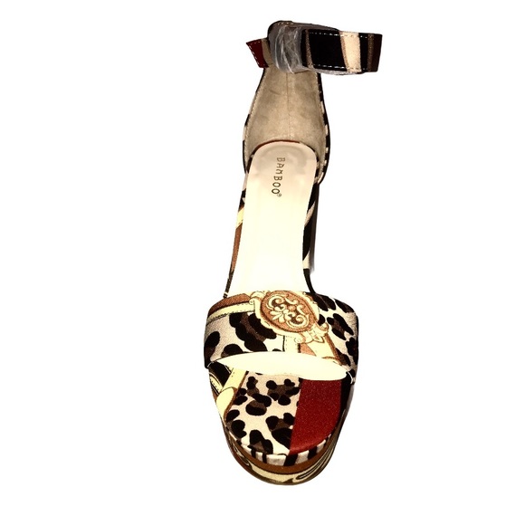 Rihanna 2 Leopard Exotic Platform Sandals - Picture 5 of 9